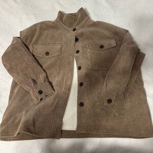 Brown Corduroy Jacket. Size Medium.